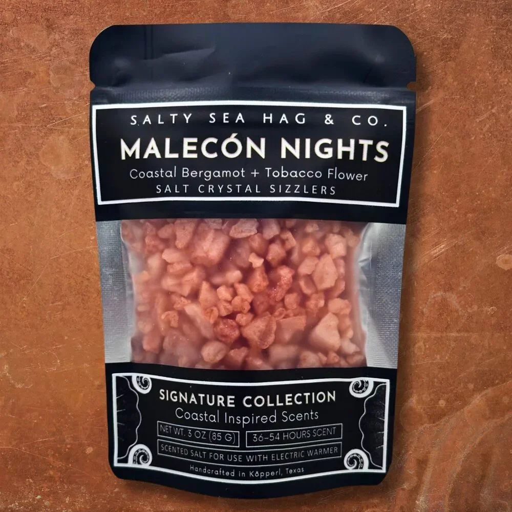 Malécon Nights Salt Crystal Sizzlers | Coastal Bergamot + Smoky Scent